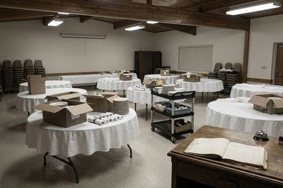Historic fair materials displayed for visitors interested in local heritage