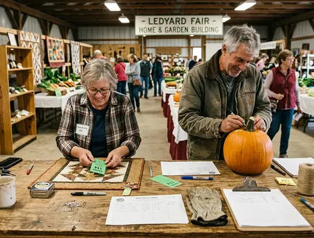 Exhibitor prep table